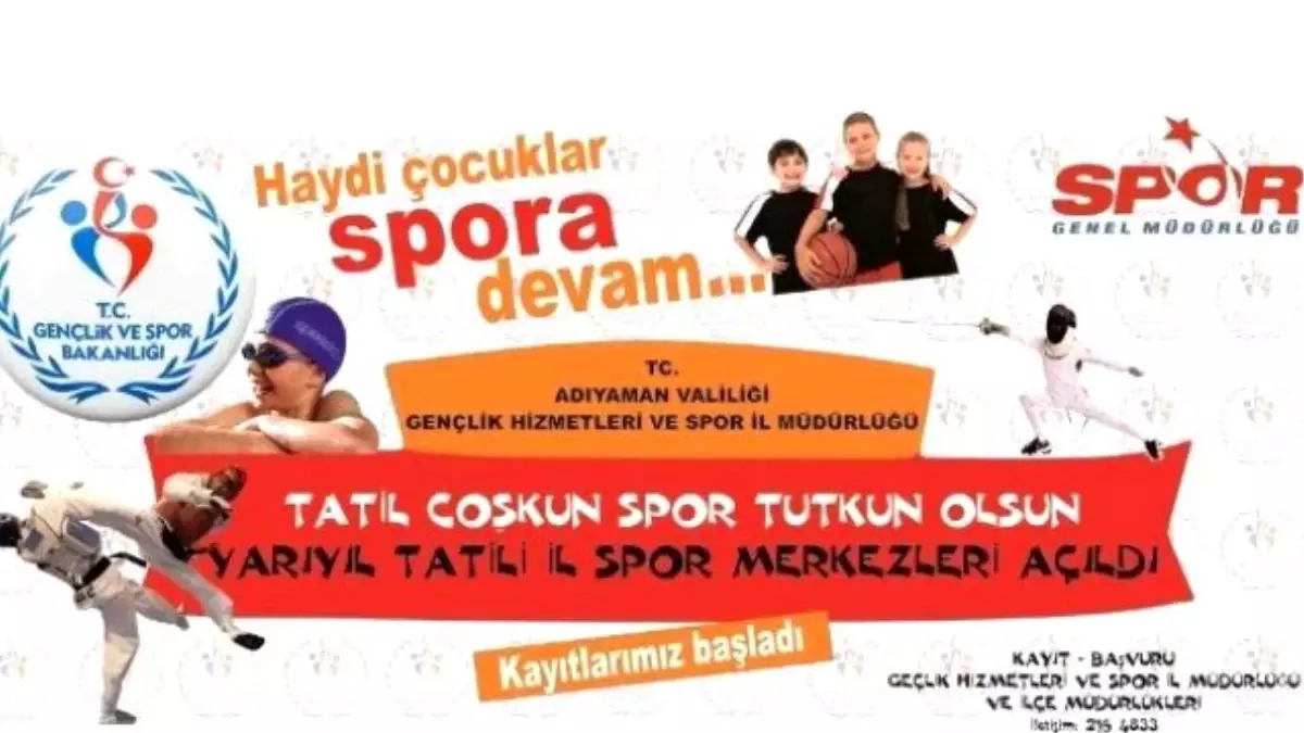 Öğrenciler Tatil Coşkusunu Sporla Yaşayacak