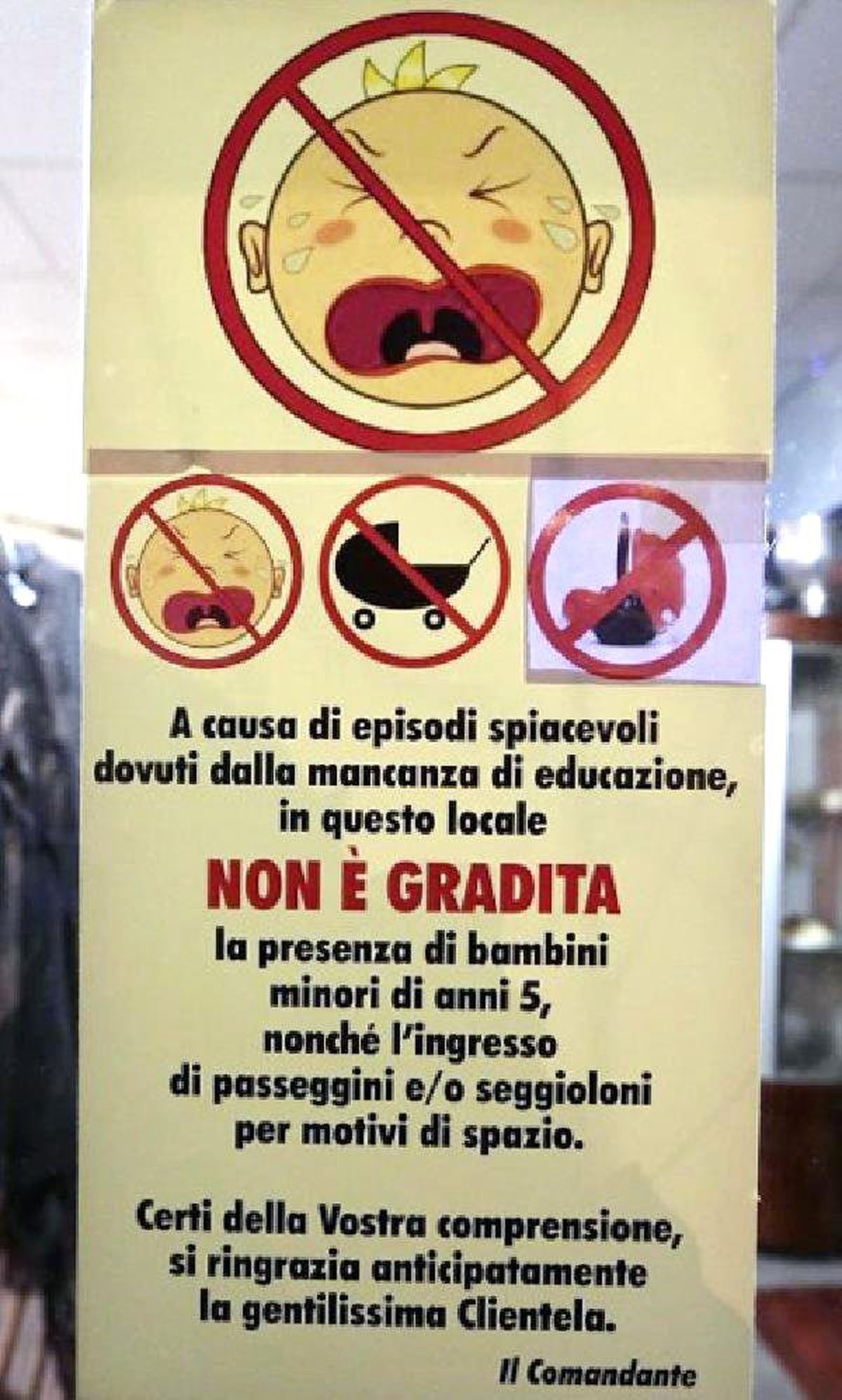 Roma\'da Bir Restorana Çocukların Girişinin Yasaklanması Tepki Çekti