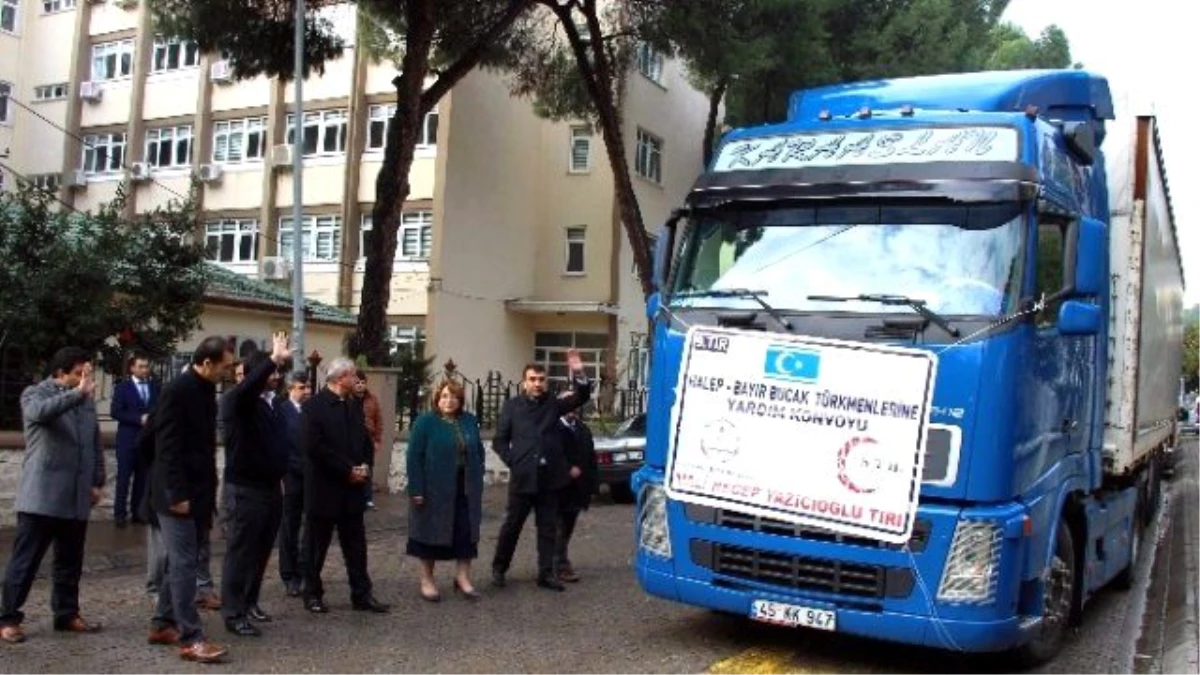 Vali Recep Yazıcıoğlu Tır\'ı Türmekler İçin Yola Çıktı