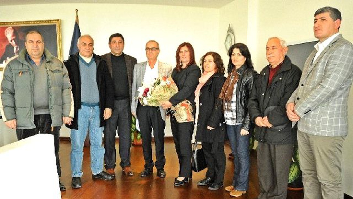 Alevi Kültür Dernekleri Kuşadası Şubesinden Başkan Çerçioğlu\'na Ziyaret
