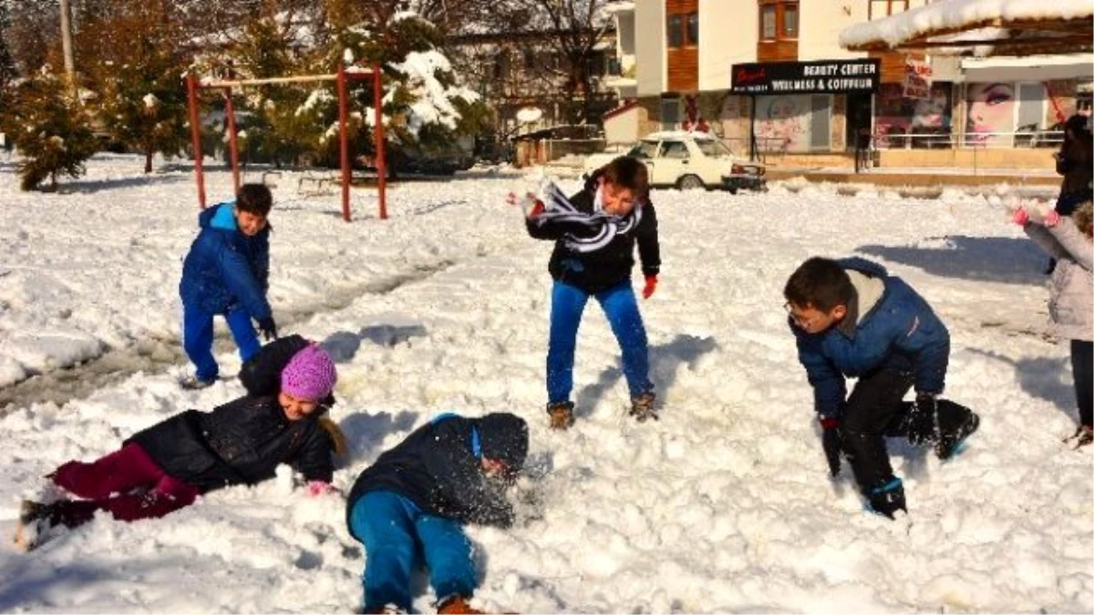 Çameli\'de Okullara Kar Tatili