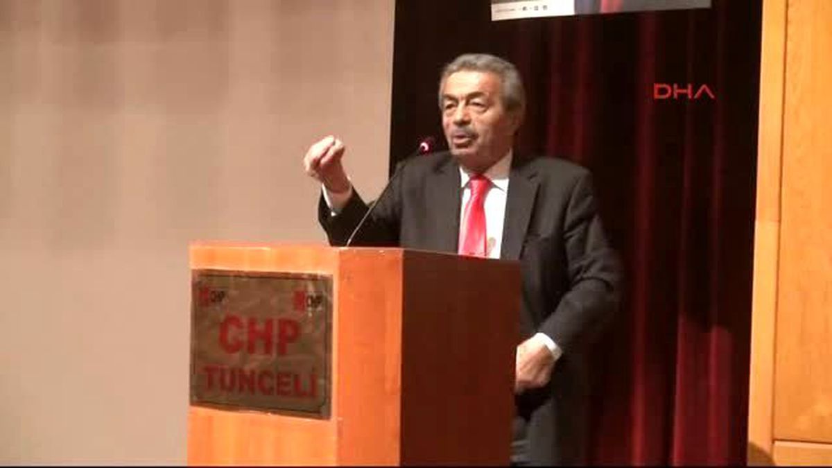 CHP Tunceli Eski Milletvekili Kamer Genç'in Arşiv Görüntüleri