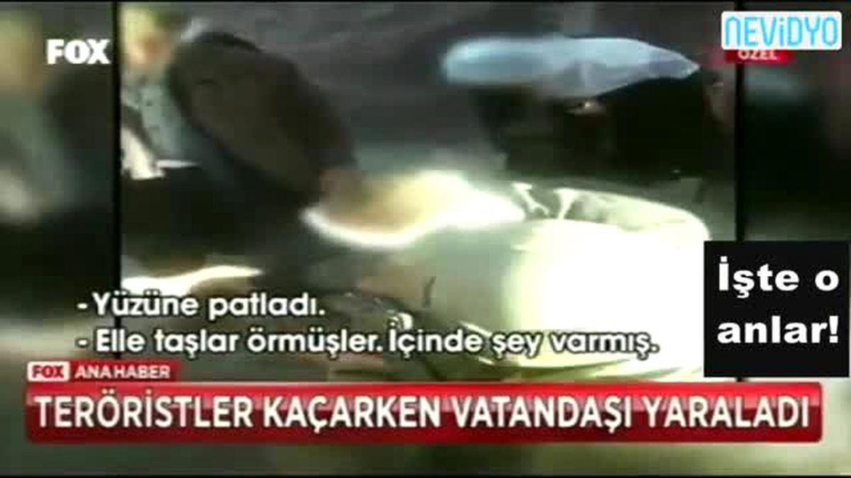Diyarbakır\'da Teröristler Kaçarken Vatandaşı Yaraladı
