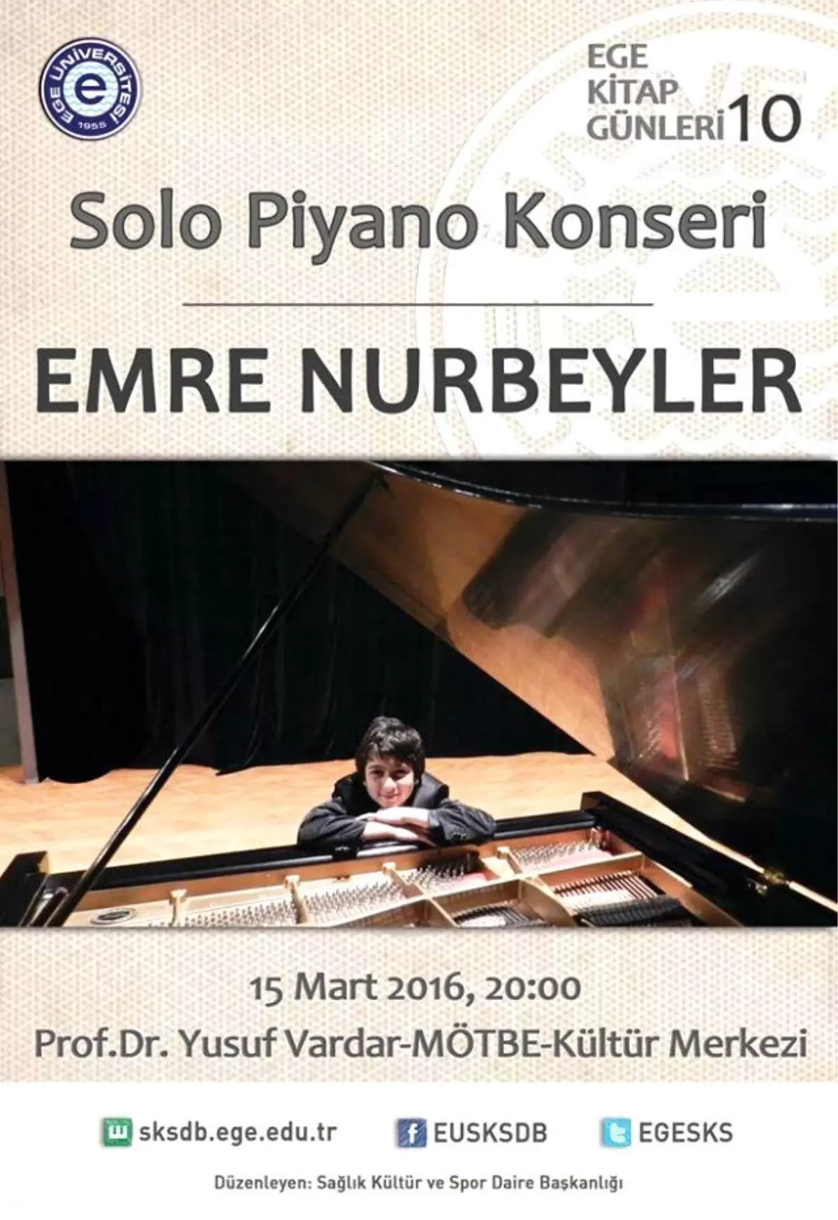 Ege Kitap Günleri\'nde Piyano Konseri