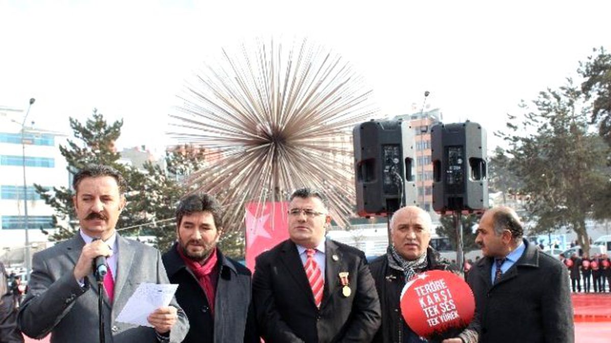 Erzurum\'da Stk\'lardan Teröre Tepki