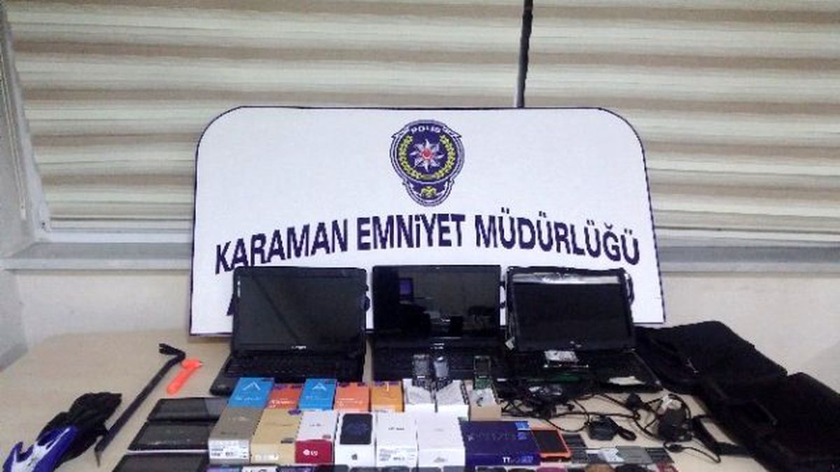 İşyerinden Telefonları Çaldılar