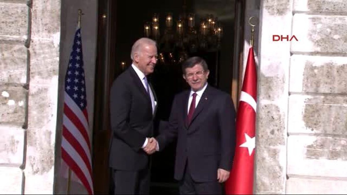 Davutoğlu-Biden Görüşmesi Başladı
