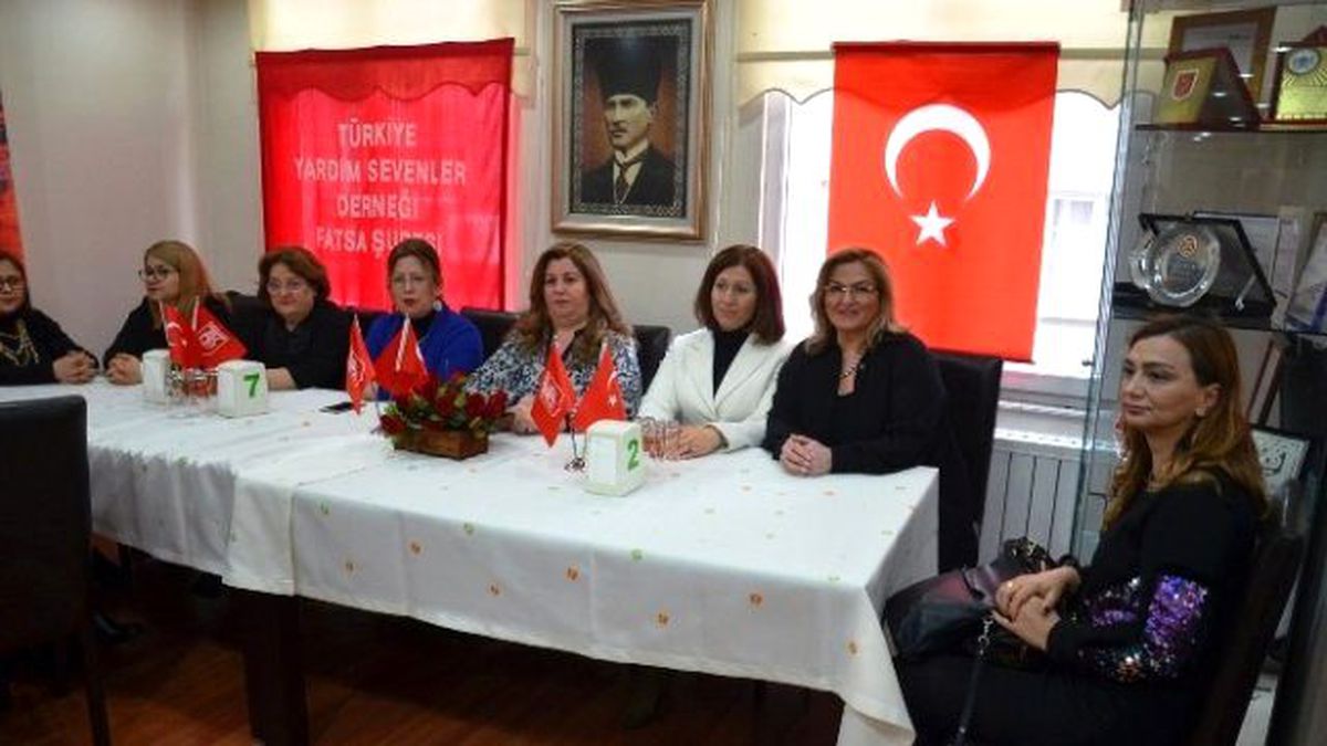 Fatsalı Yardım Sevenler Yemekte Buluştu