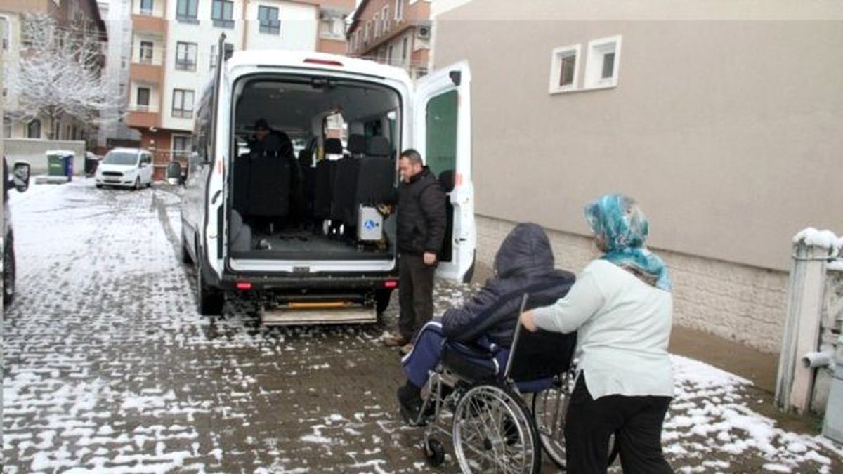 Kar, Sınavına Engel Olamadı