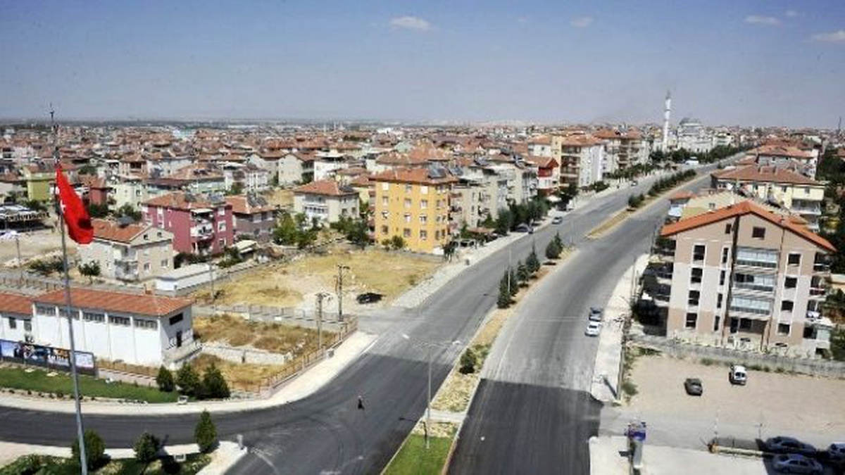 Karaman\'da Alparslan Türkeş Bulvarı Yenileniyor