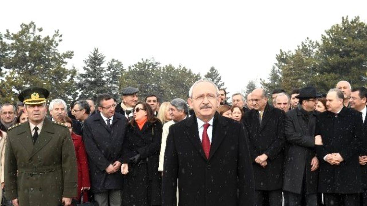 Kılıçdaroğlu, Pm ve Ydk Üyeleriyle Anıtkabir\'i Ziyaret Etti