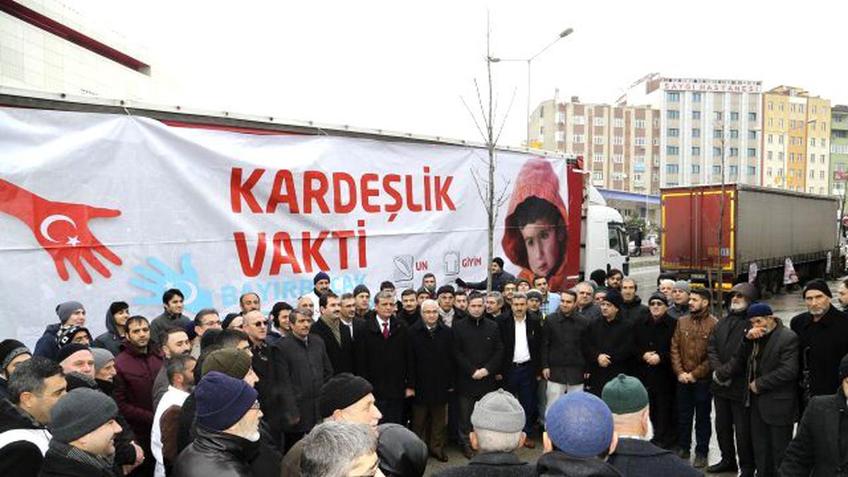 Sultanbeyli\'den Bayırbucak\'a Yardım Eli