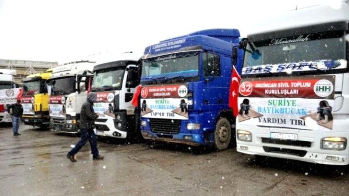 Vali Kahraman, Bayırbucak Türkmenlerine Gönderilen Yardım Tır\'larını Uğurladı