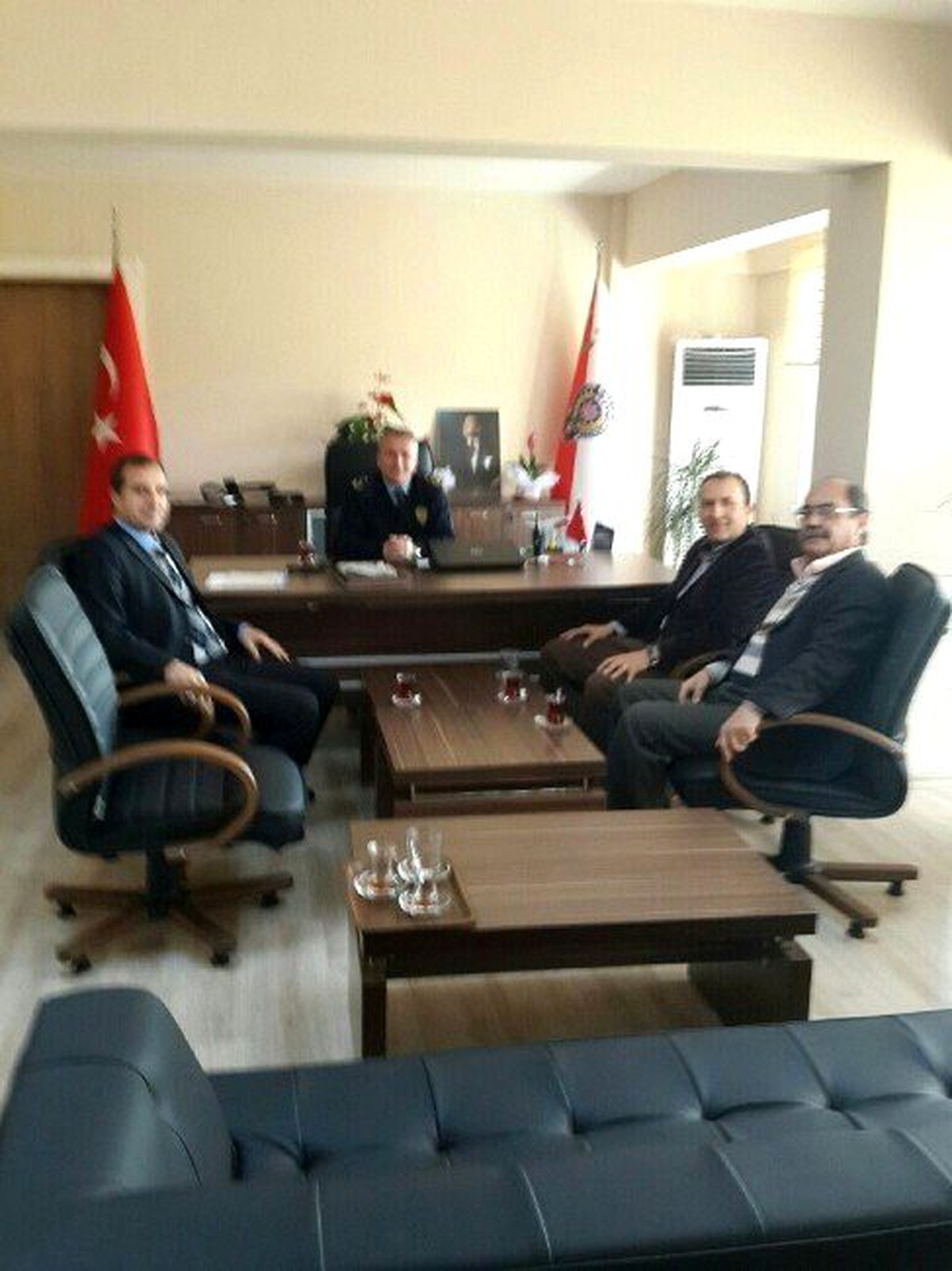 Burhaniye Emniyet Müdürüne Akademik Ziyaret