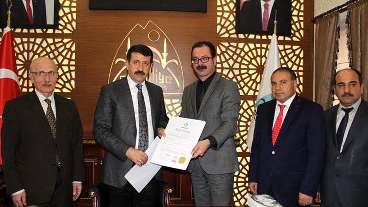 Eyyübiye Belediyesi Kalite Ve Çevre Belgesini Aldı