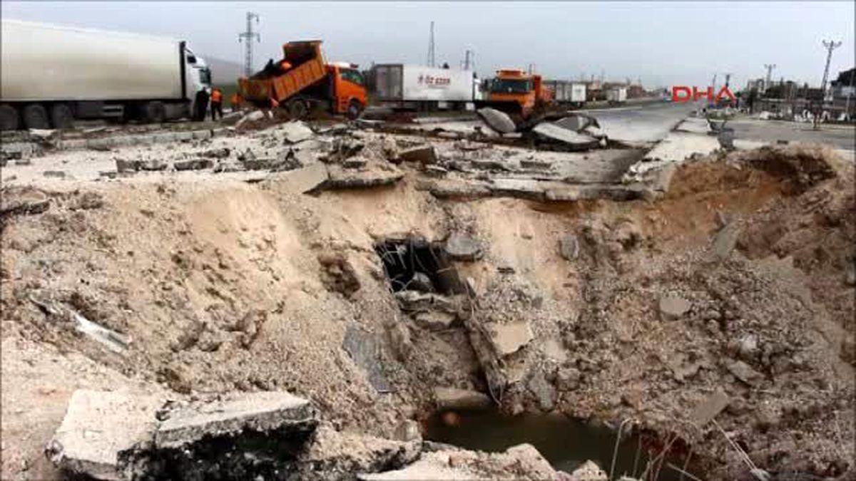 Nusaybin\'de Polis Aracına Saldırı Patlamanın Şiddeti -3