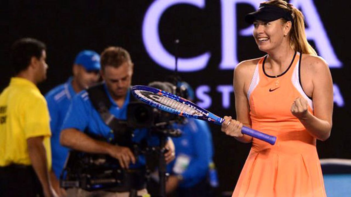 Sharapova\'nın Maçından Kareler