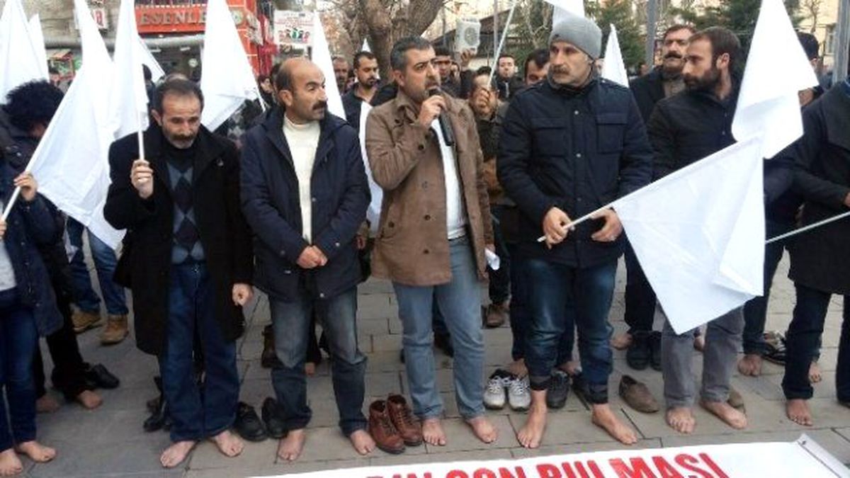 Siirt\'te Çıplak Ayaklı Eylem