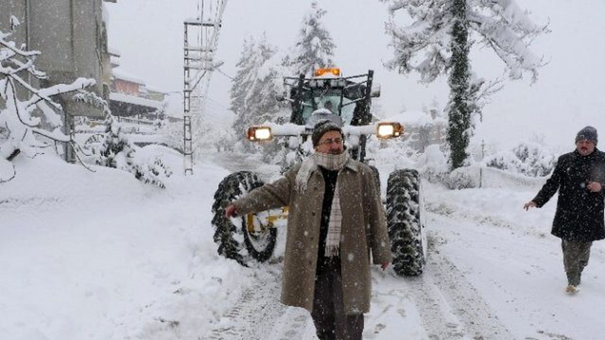 Trabzon\'da Kar Yağışı
