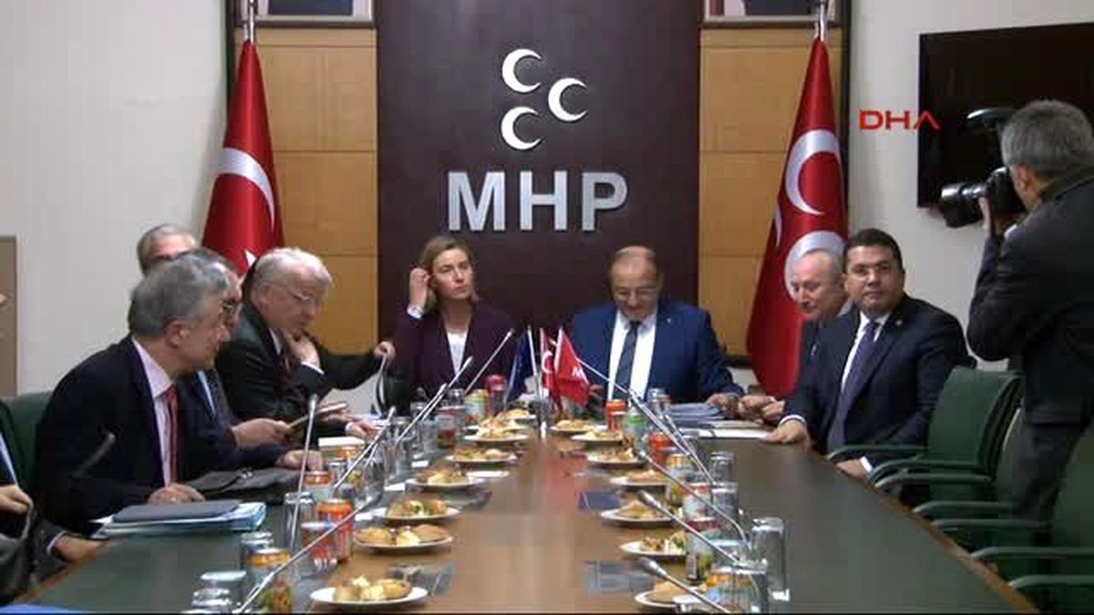 AB Heyetinden MHP\'ye Ziyaret
