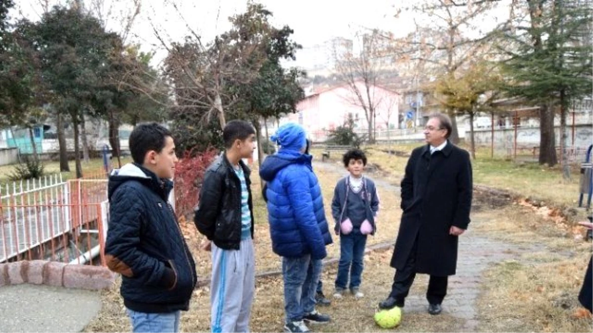 Başkan Kazgan, Başpınar Parkı\'nda İnceleme Yaptı