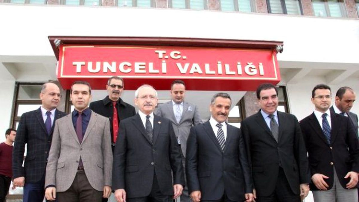 CHP Lideri Kılıçdaroğlu Tunceli Valiliğini Ziyaret Etti