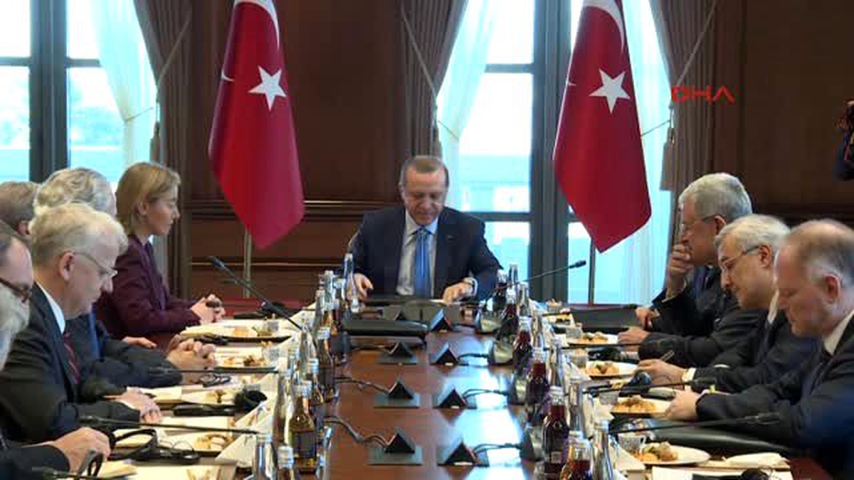 Cumhurbaşkanı Erdoğan, AB Heyetini Kabul Etti