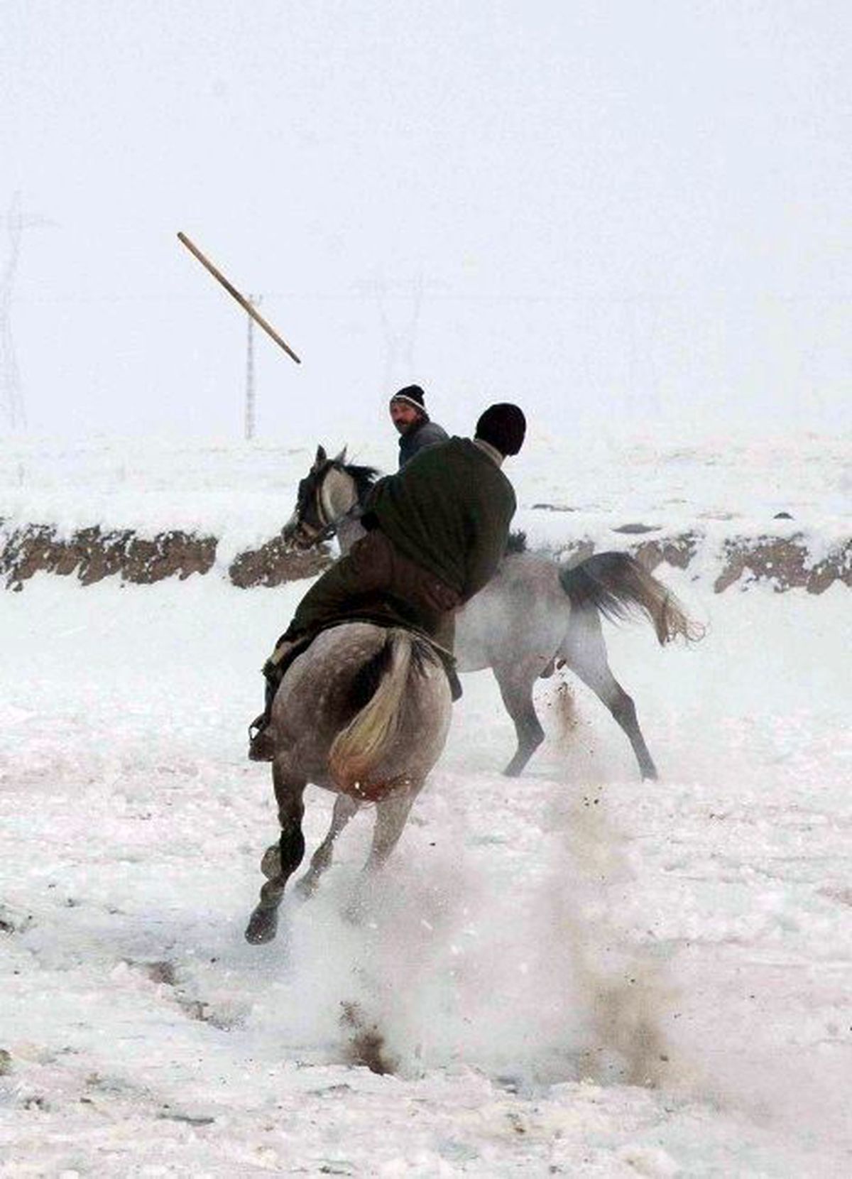 Erzurum\'da Kar Üzerinde Cirit