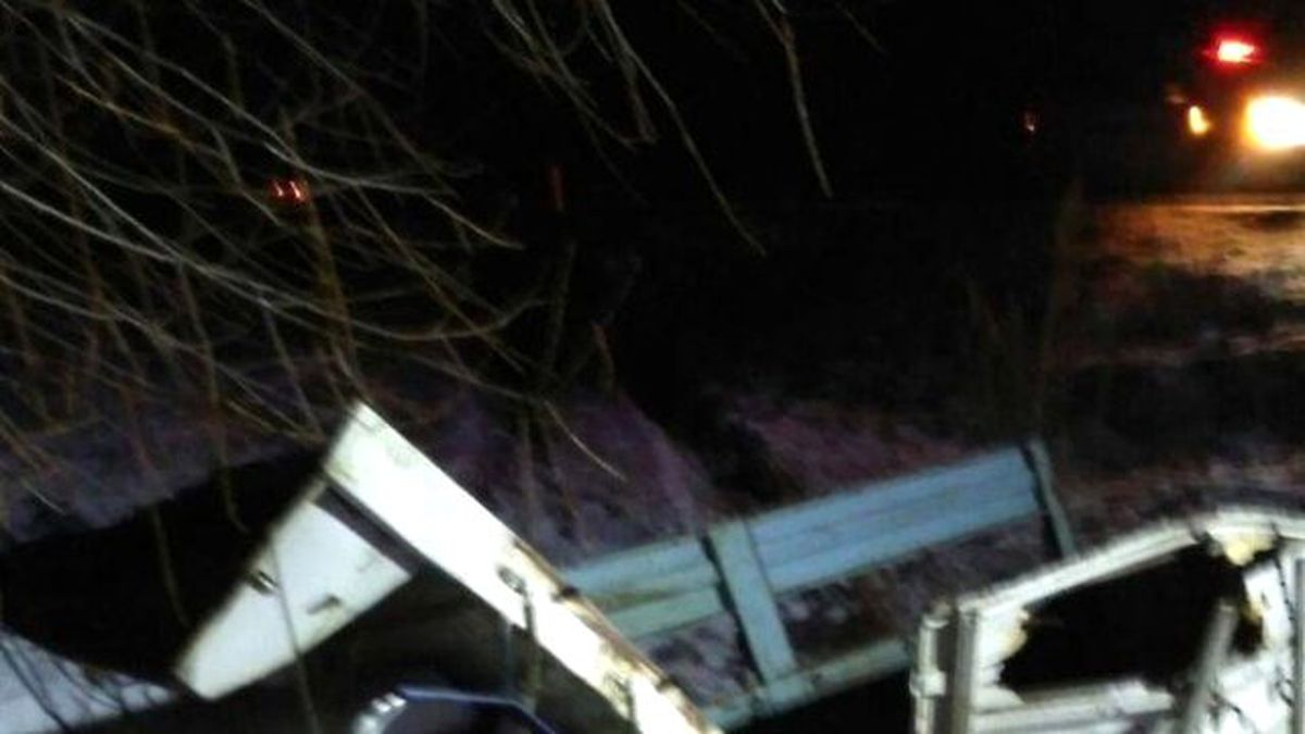 Kamyonet Şarampole Devrildi: 1 Ölü