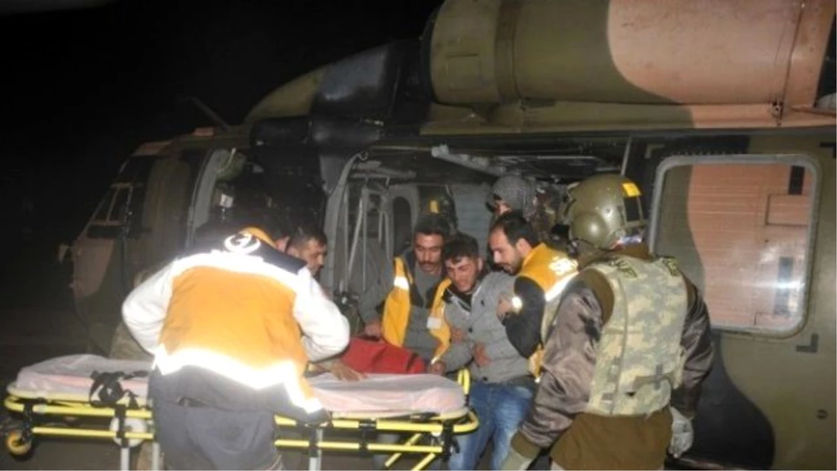 Siirt\'te Hasta Vatandaş Askeri Helikopterle Hastaneye Kaldırıldı