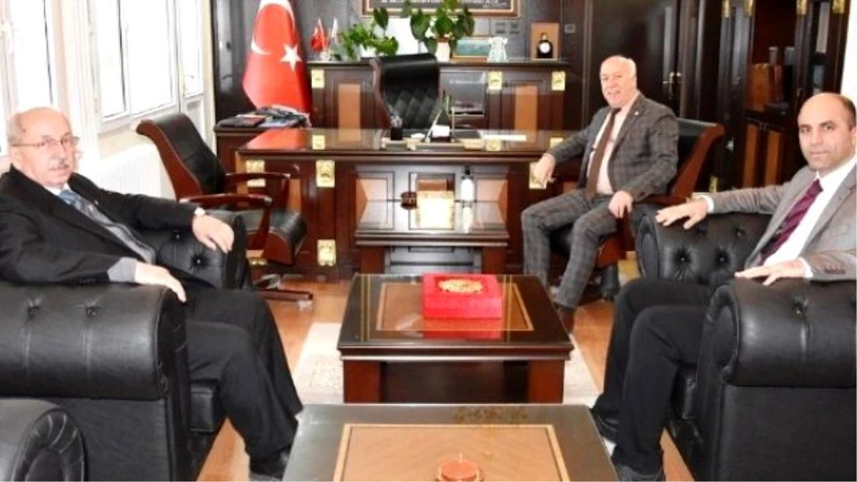 Başkan Albayrak\'tan Marmara Ereğlisi Kaymakamı Karameşe\'ye Ziyaret