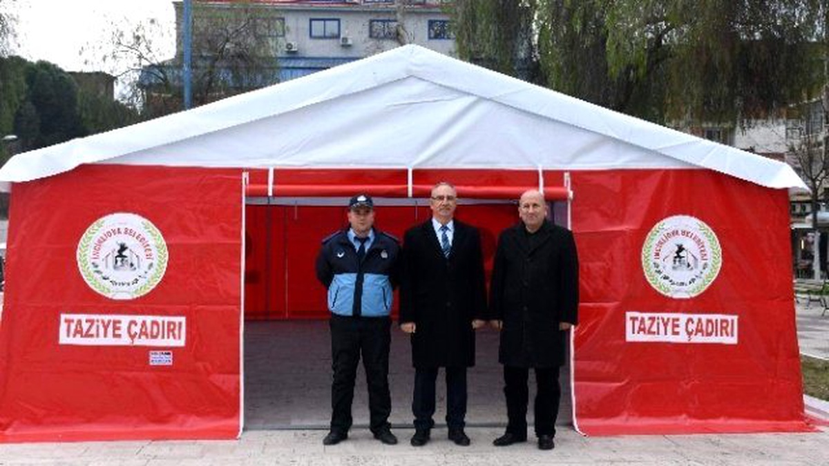 Başkan Kale\'den İncirliova\'ya Dört Adet Taziye Çadırı