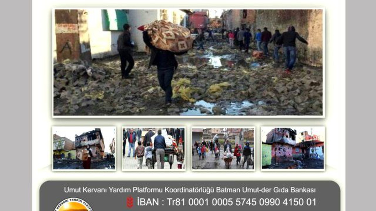Çatışmalarda Mağdur Olanlar İçin Uyardım Kampanyası Başlatıldı