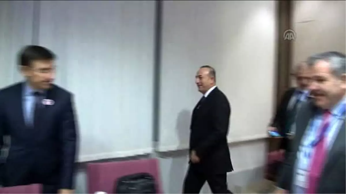 Çavuşoğlu, Avrupa Konseyi Parlamenterler Meclisi\'nin Türk Üyeleriyle Bir Araya Geldi