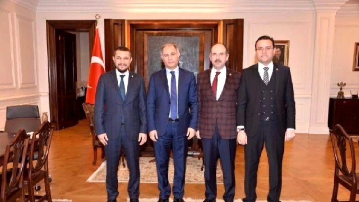 AK Parti Nevşehir Milletvekilleri İç İşleri Bakanı Efkan Ala\'yı Ziyaret Etti