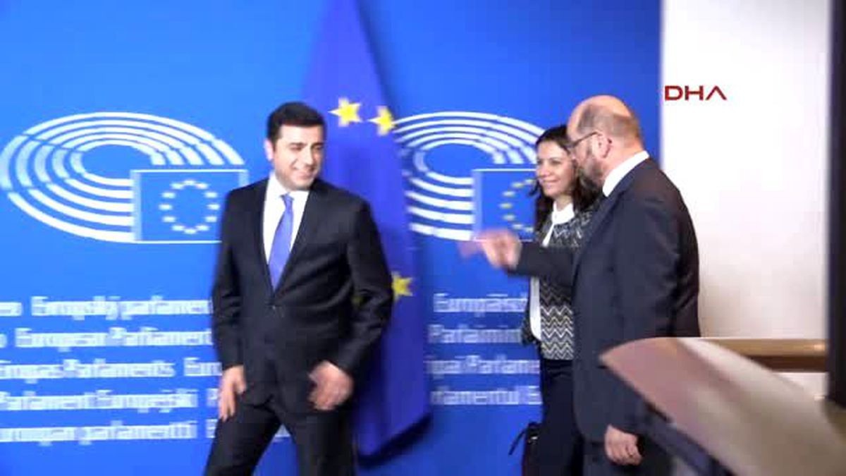 Demirtaş, AP Başkanı Martin Schulz ile Görüştü