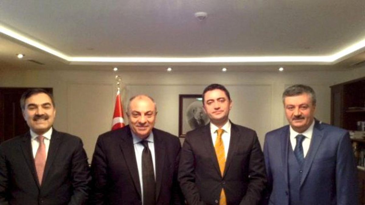Kaymakam Tekbıyıkoğlu ve Başkan Çoban\'ın Ankara Ziyareti