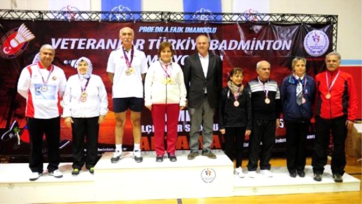 Veteranlar Türkiye Badminton Şampiyonası Sona Erdi