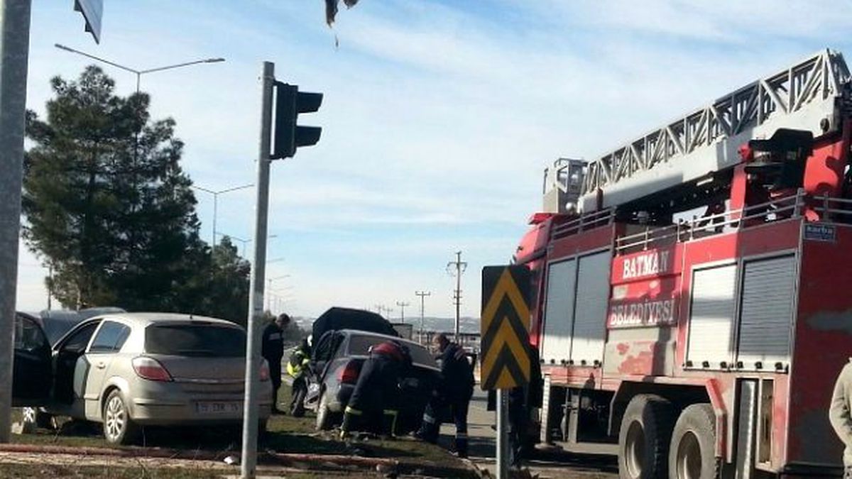 Batman\'da Trafik Kazası: 1 Yaralı
