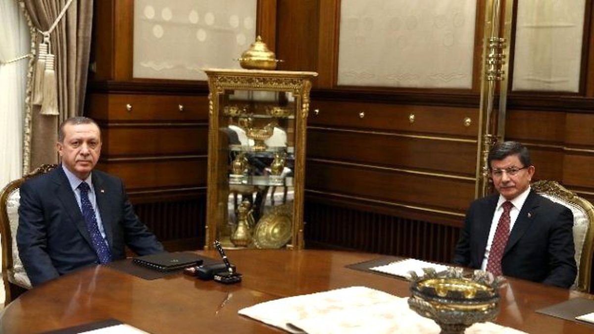 Cumhurbaşkanı Erdoğan, Başbakan Davutoğlu\'nu Kabul Etti