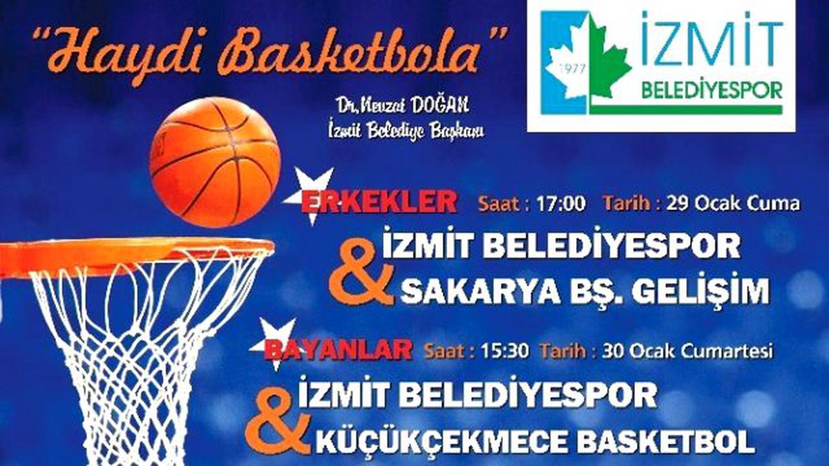 İzmit Belediyespor\'dan Maça Davet