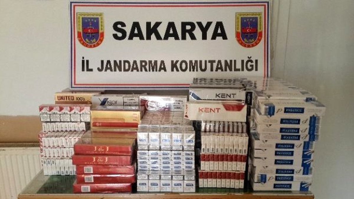Jandarmadan Kaçak Sigara Operasyonu