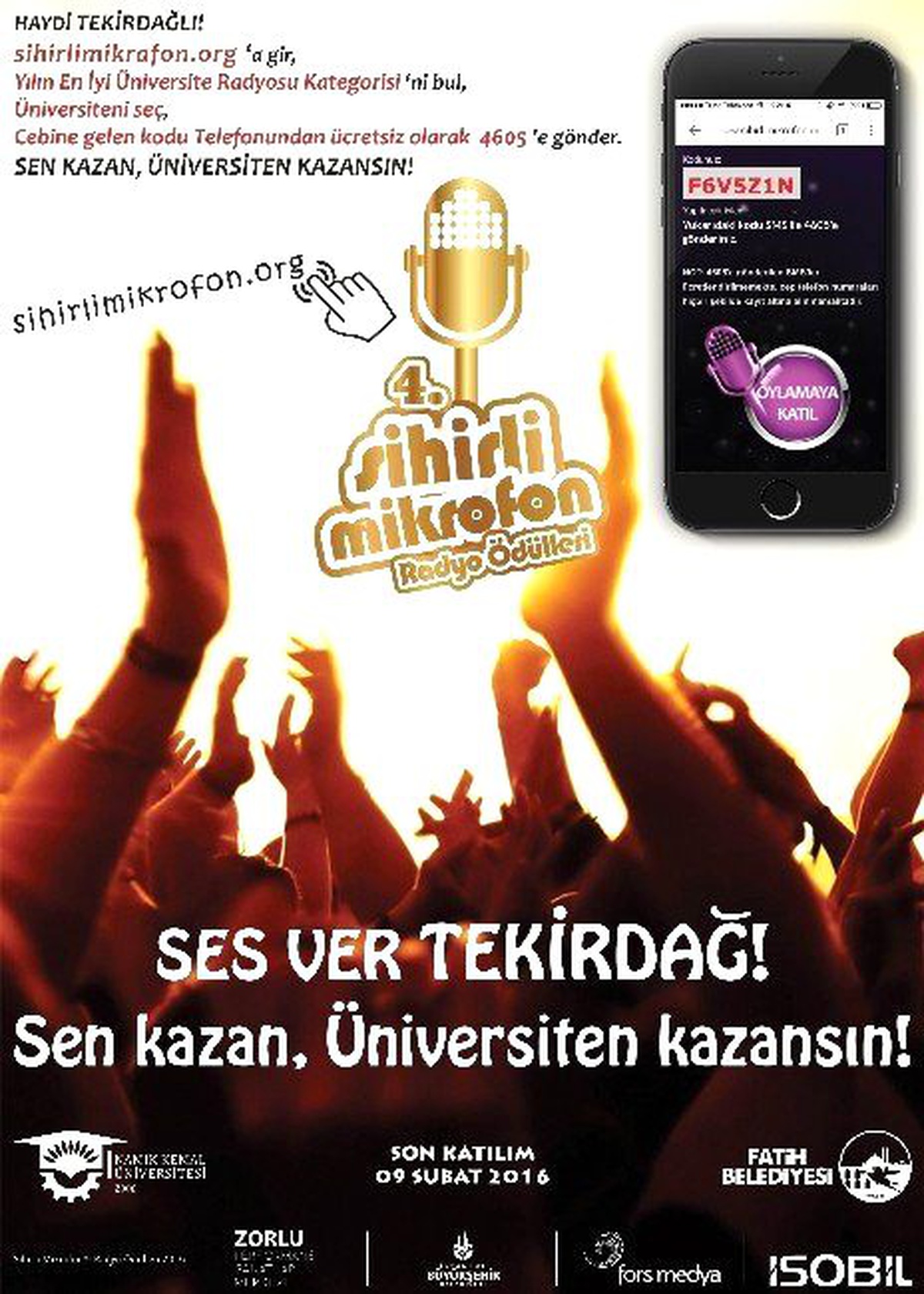 Nkü Radyo 4. Sihirli Mikrofon Radyo Ödülleri\'nde
