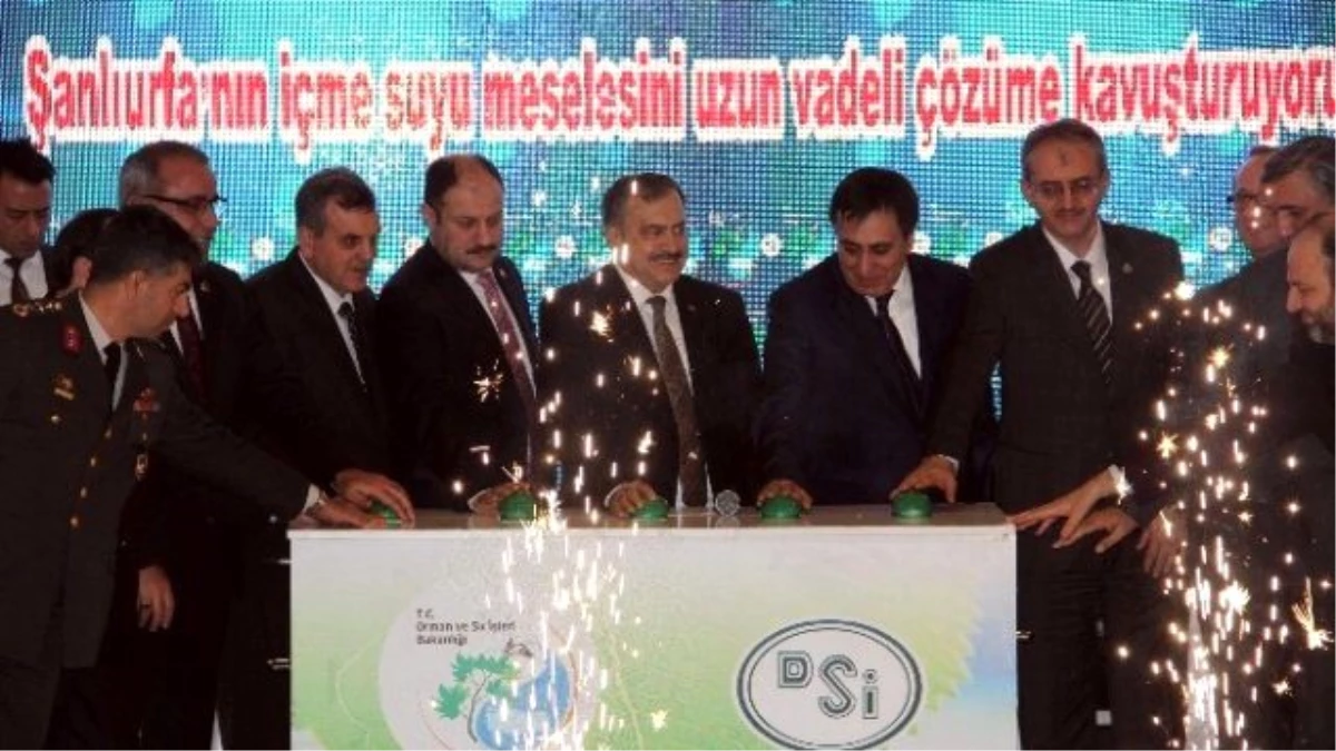 Bakan Eroğlu Şanlıurfa\'da 75 Milyon Liralık 9 Tesisin Açılışını Yaptı