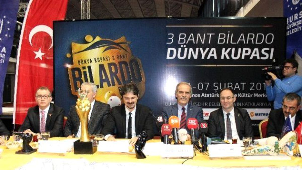 Bilardo Dünya Kupası Heyecanı Bursa\'da Başlıyor