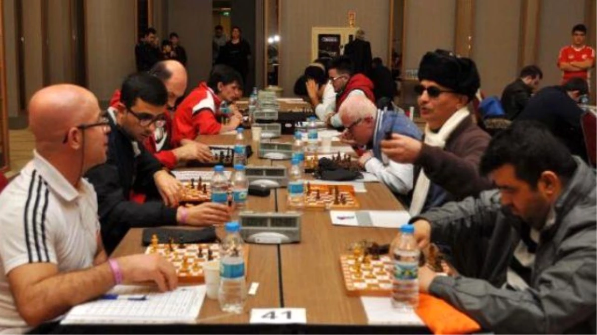 Görme Engelliler Türkiye Satranç Şampiyonası Manavgat\'ta Başladı
