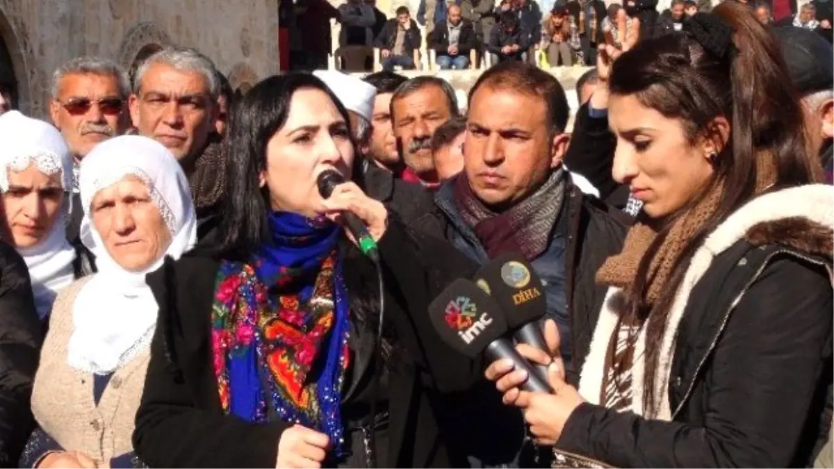 Hdp Eş Genel Başkanı Figen Yüksekdağ Nusaybin\'de