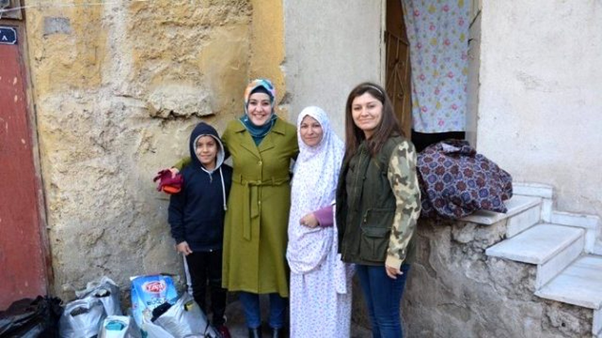 Niğde Gençlik Merkezinden Suriyelilere Yardım