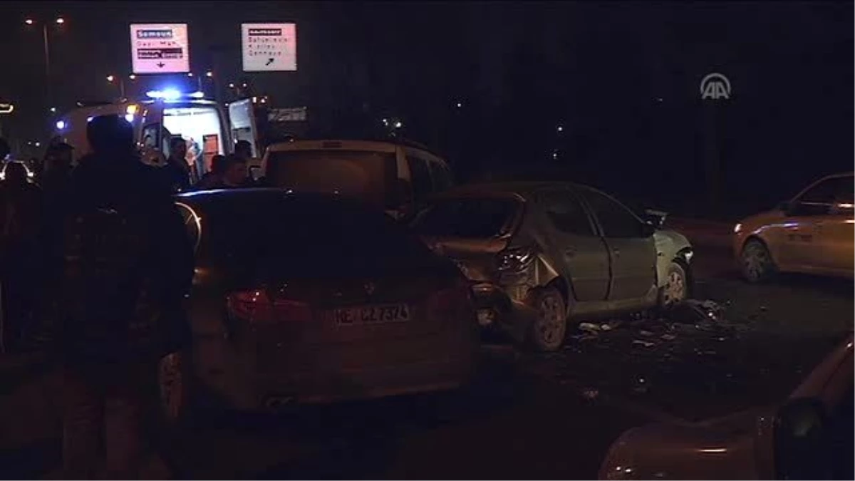 Başkentte Zincirleme Trafik Kazası: 4 Yaralı