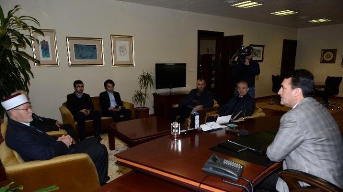 Dündar, Gümilcine Seçilmiş Müftüsü Şerif\'i Ağırladı